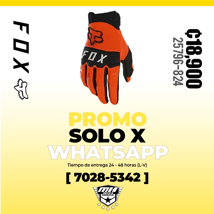 guantes moto fox racing 25796-824 costa rica