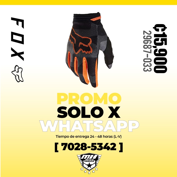 guantes moto fox racing 29684-130 costa rica